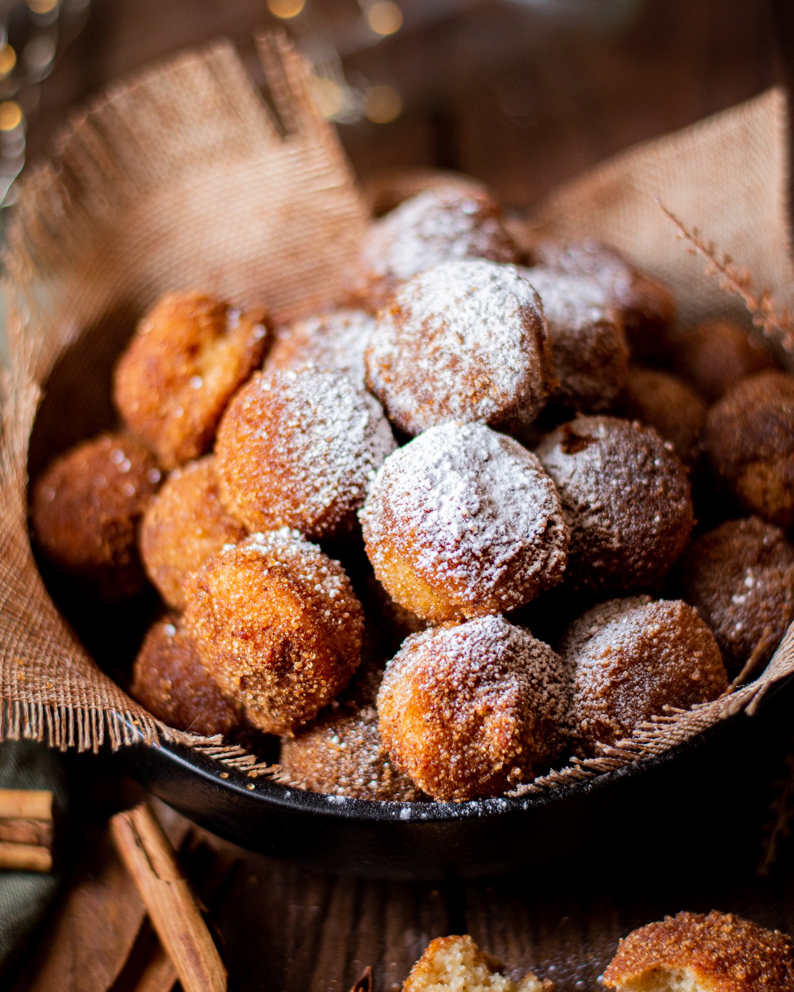 koolhydraatarme kaneel oliebollen