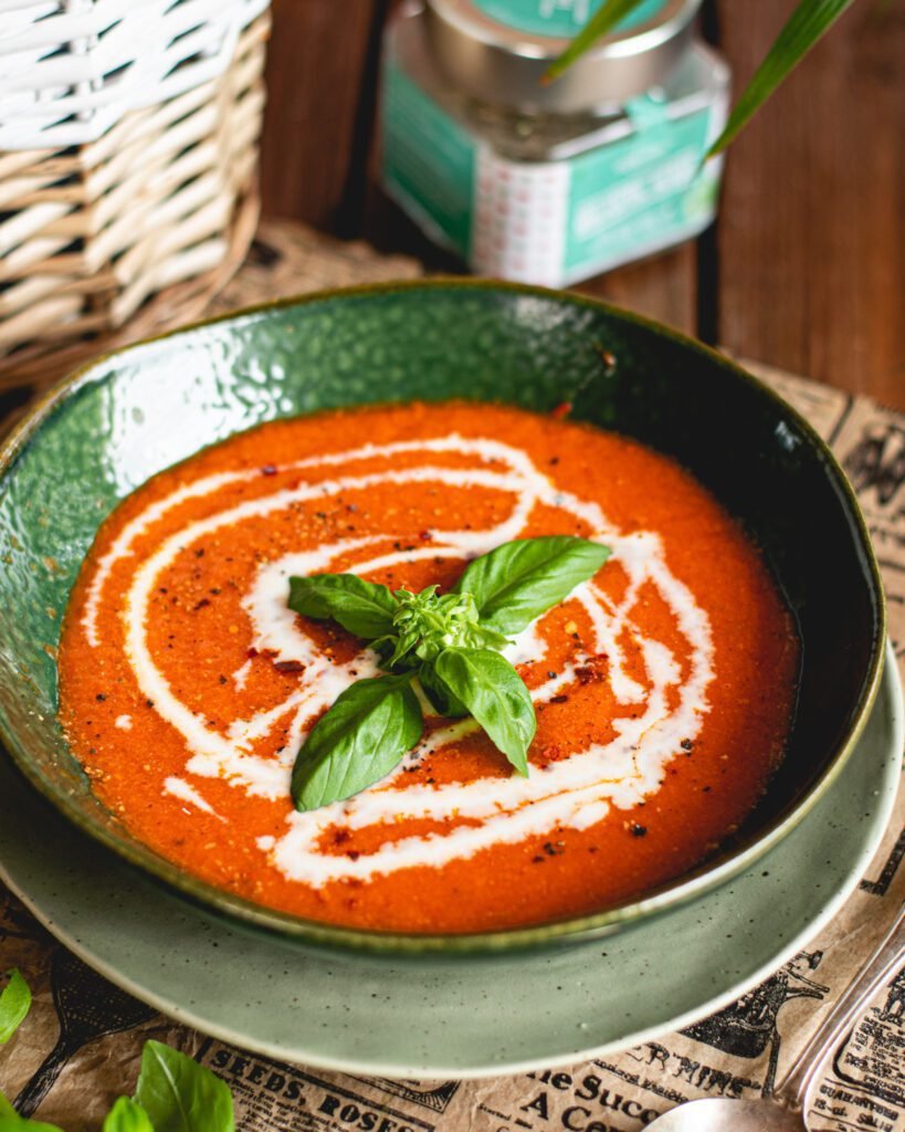 Pittige paprika tomatensoep Soep