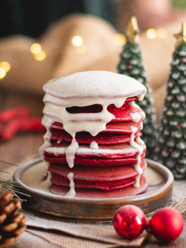 red velvet pancakes