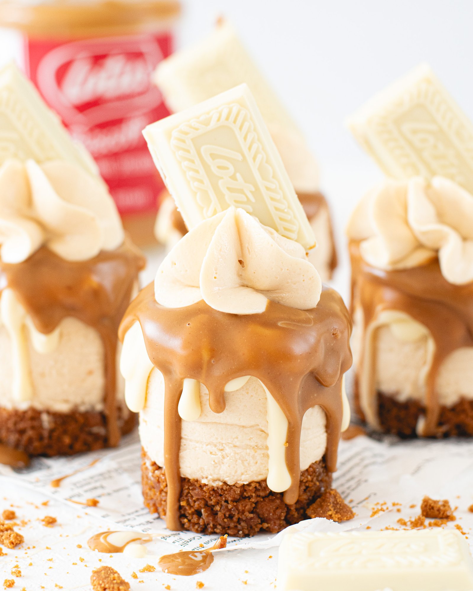 witte chocolade speculoos cheesecake